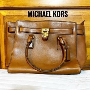 Michael Kors Hamilton Satchel. Brown. EUC. Original owner.